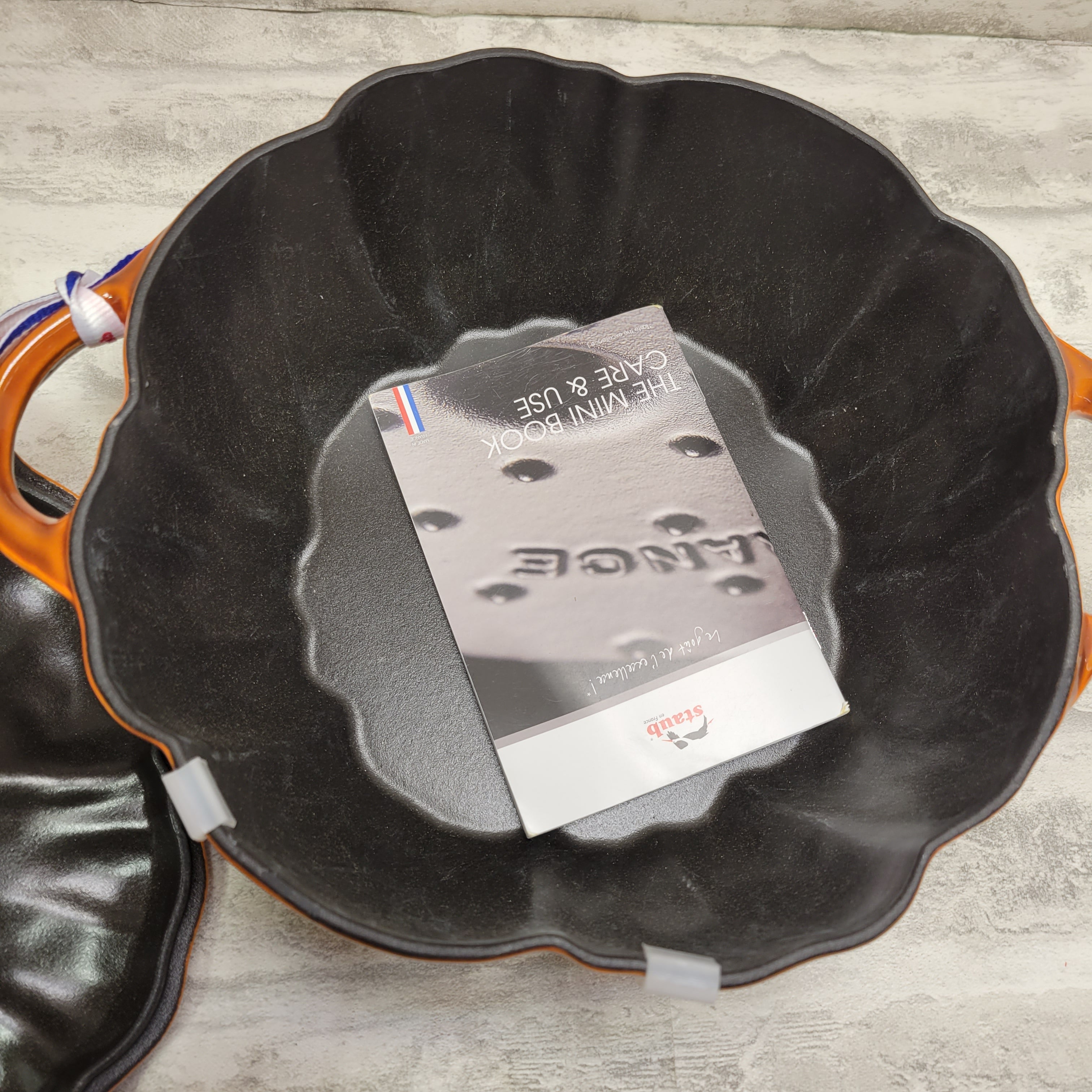 STAUB Cast Iron Pumpkin Cocotte Dutch Oven, 3.5-quart, Burnt Orange (7658663903470)